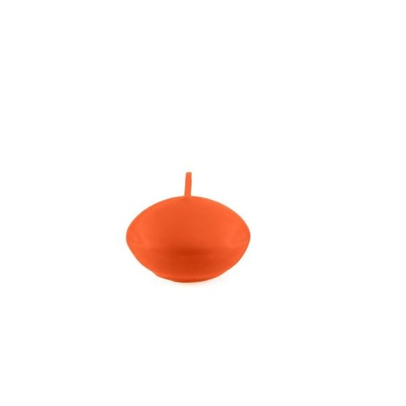 Orange Lot de 6 bougies flottantes