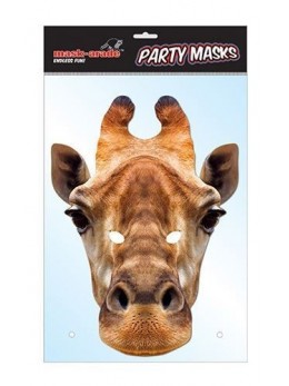 Masque carton girafe