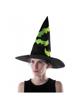 chapeau de sorcière motif fluo