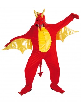 déguisement dragon rouge