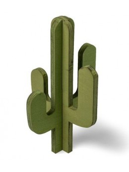 Cactus en bois 18cm