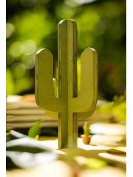 Cactus en bois 18cm