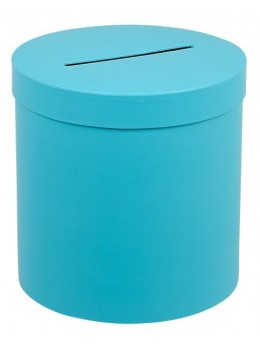 Urne ronde turquoise