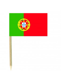 50 Mini drapeaux luxe Portugal