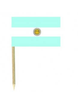 50 Mini drapeaux luxe Argentine