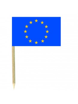 50 Mini drapeaux luxe Europe