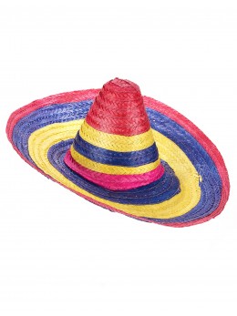 sombrero mexicain bariolé