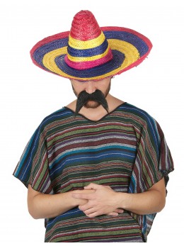 sombrero mexicain bariolé