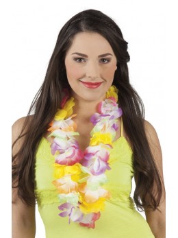 collier hawai fleurs
