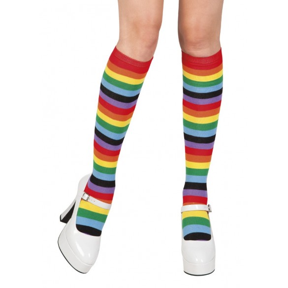 chaussettes multicolores