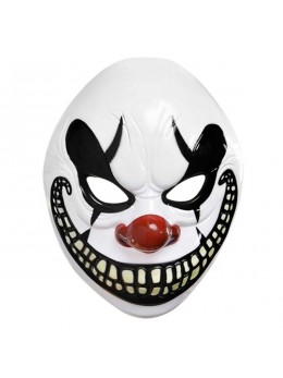 Masque de clown méchant plastique