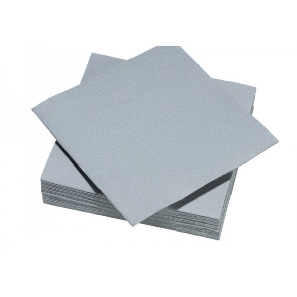 serviettes papier grises