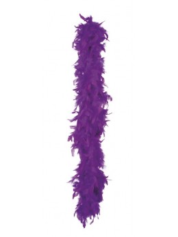 boa en plumes 1m80 violet