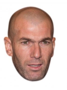 Masque carton Zinédine Zidane