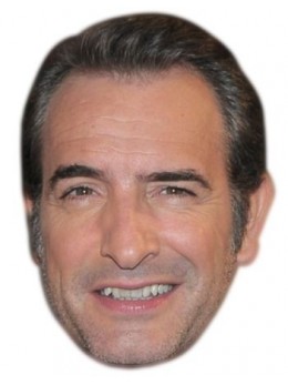 Masque carton Jean Dujardin