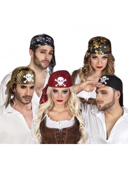 Lot de 5 chapeaux de pirate
