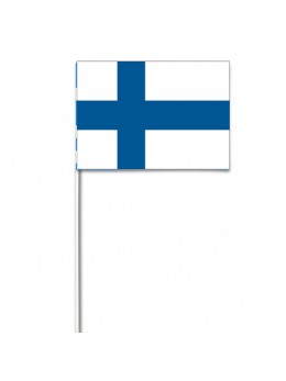 10 Drapeaux papier Finlande