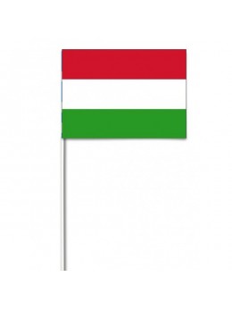 10 Drapeaux papier Hongrie