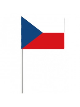 10 Drapeaux papier République Tchèque
