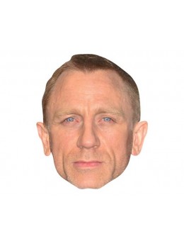 Masque carton Daniel Craig