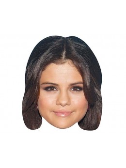 Masque carton Selena Gomez