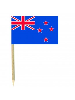 50 Mini drapeaux luxe Nouvelle Zélande