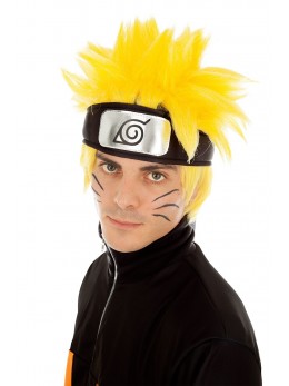 Perruque Manga Naruto chippunden jaune officielle
