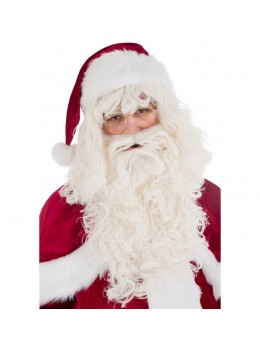barbe et perruque père Noël luxe