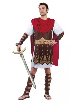 Déguisement gladiateur romain rouge