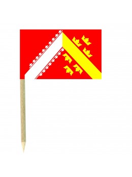 50 Mini drapeaux luxe Alsace