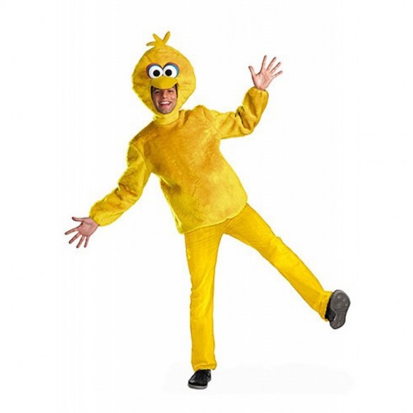 Déguisement mascotte marionette jaune