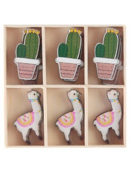 confetti lama et cactus