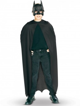 Kit cape et masque PVC Batman™ garçon