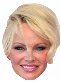 Masque carton Pamela Anderson