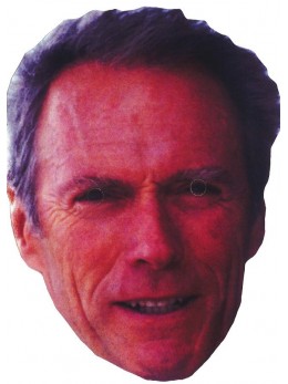 Masque carton Clint Eastwood