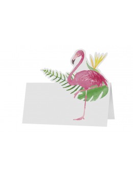 6 Marque place flamant rose