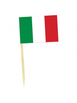 24 mini drapeaux Italie
