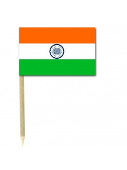 50 Mini drapeaux luxe Inde