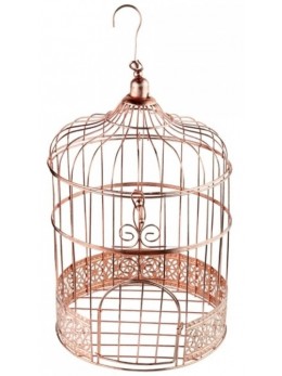 Tirelire cage or vintage 31cm