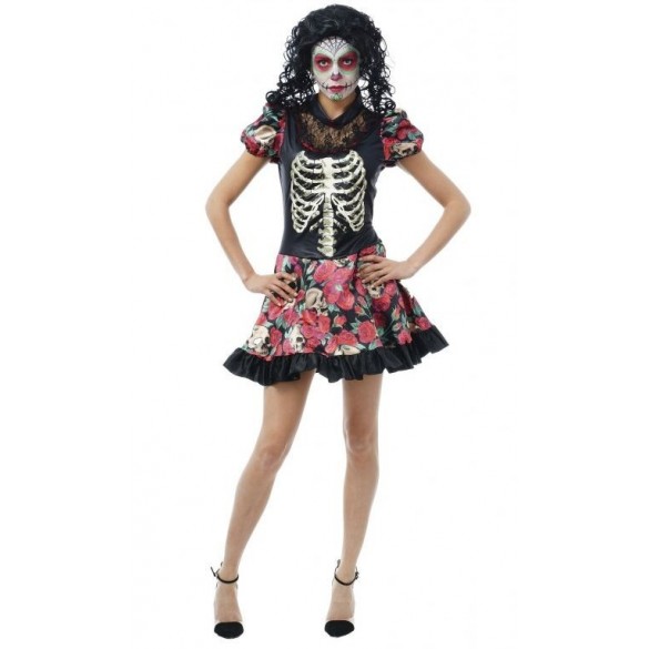 déguisement robe day of the dead