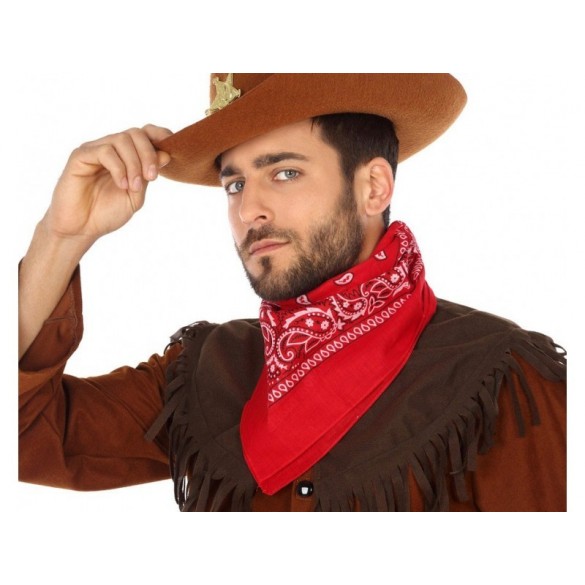 Bandana cowboy rouge