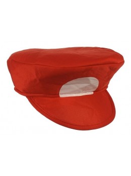 Chapeau plombier rouge