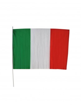 12 drapeaux Italie tissu 15x23cm