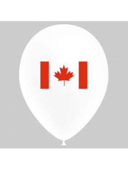 10 Ballons Canada 30cm