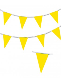 Guirlande triangle jaune 10m