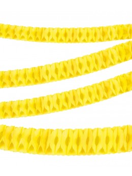 Guirlande papier ignifugée jaune