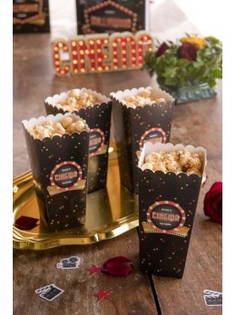 8 boites Popcorn Hollywood