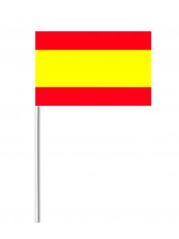 10 Drapeaux papier Espagne