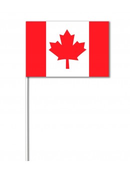 10 Drapeaux papier Canada