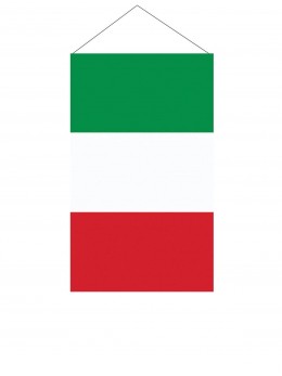 Drapeau suspendu Italie 60cm